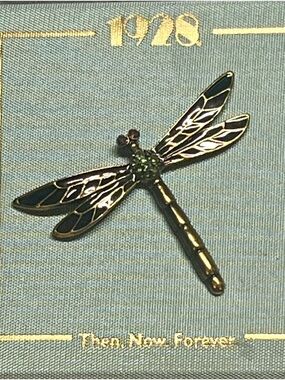Beautiful vintage-inspired dragonfly brooch by 1928 Jewelry